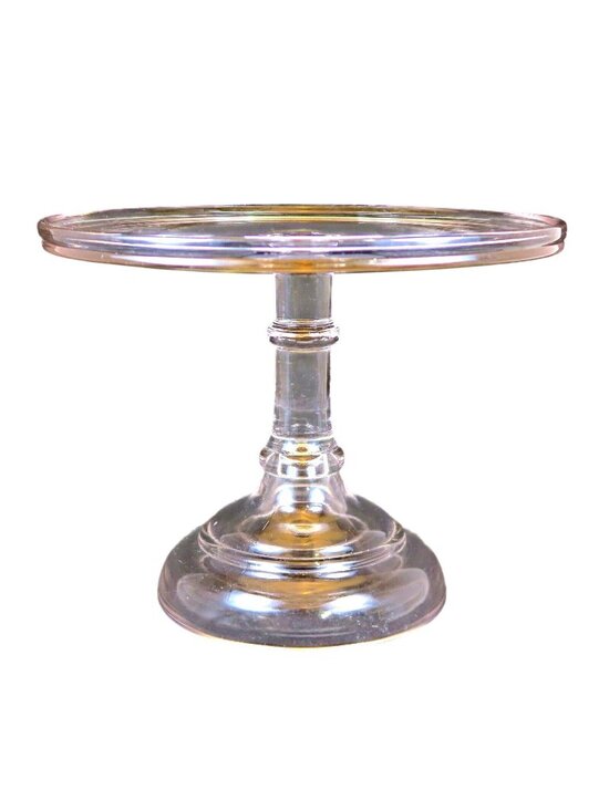 Other - EAPG Flint Glass 9" Cake Stand Antique Early 20th Century Serveware